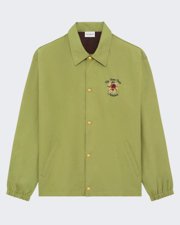 Drole De Monsieur Men’s Veste Slogan Rose Green Jacket