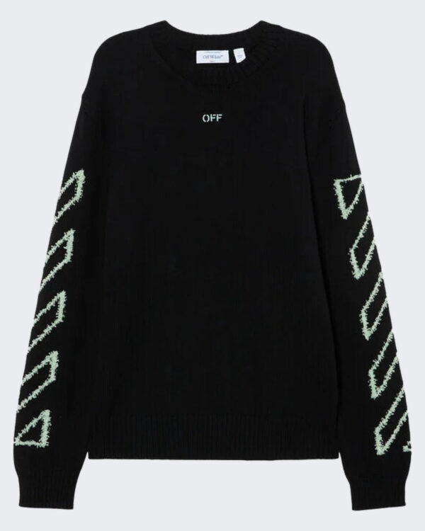 Men’s Diag Outline Knit Crewneck