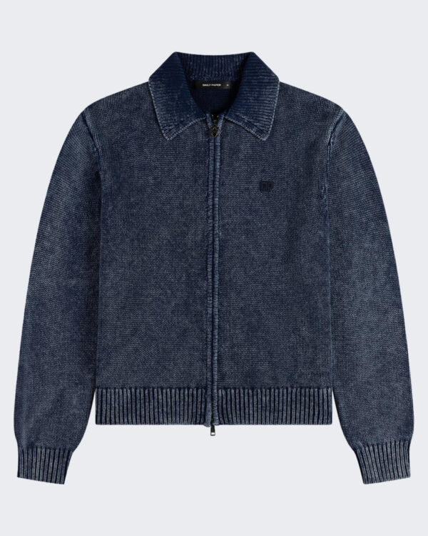 Men’s Indigo Knit Cardigan