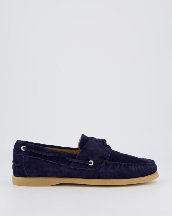 Men’s Suede Boatshoe Blue