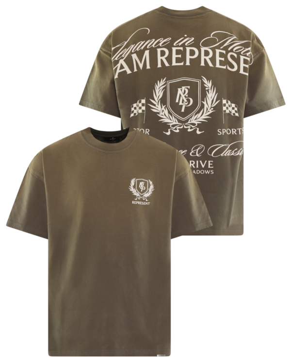 Men’s Crest T-Shirt Beige