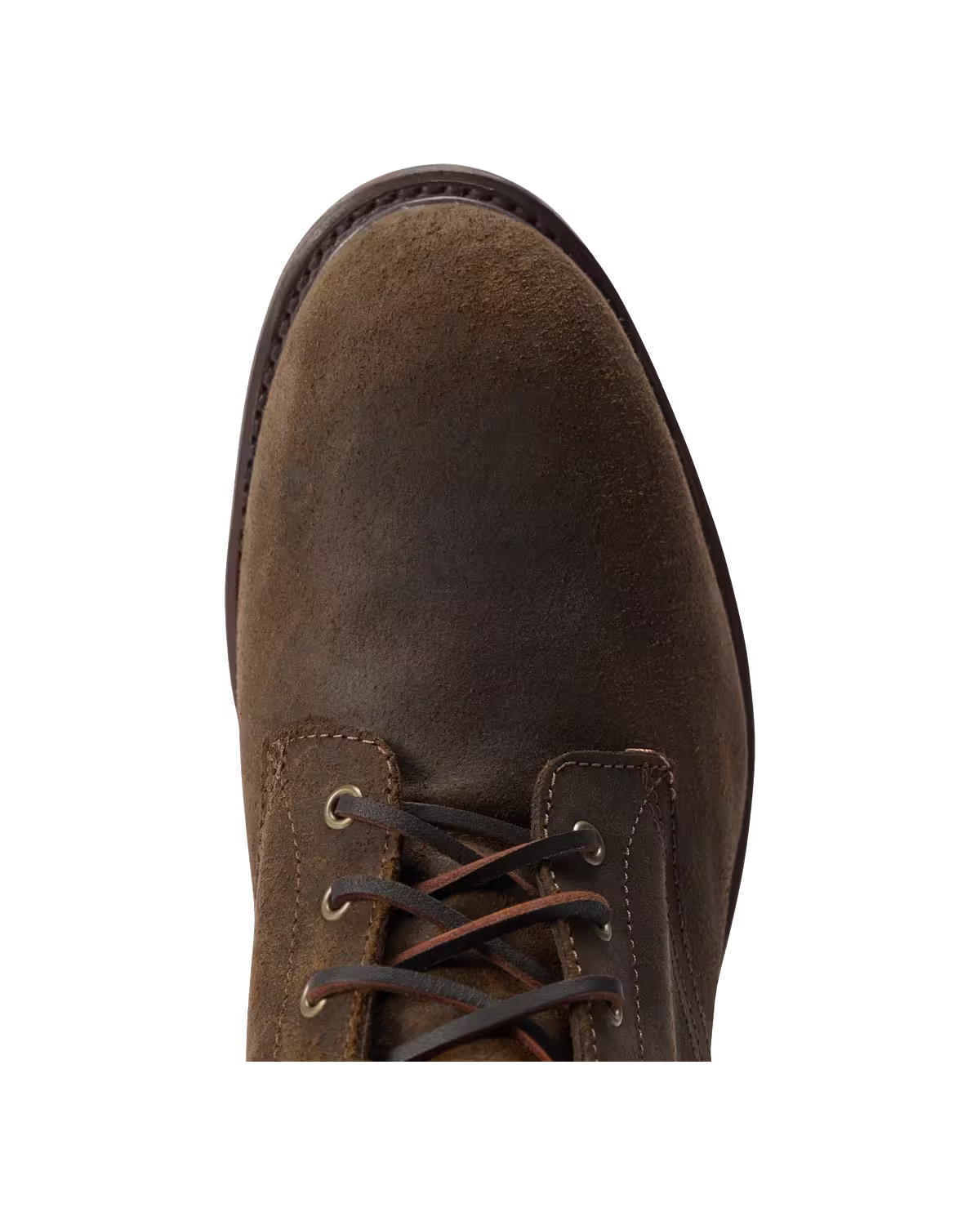 Rigger Commando Boot — Stone Waxed Suede