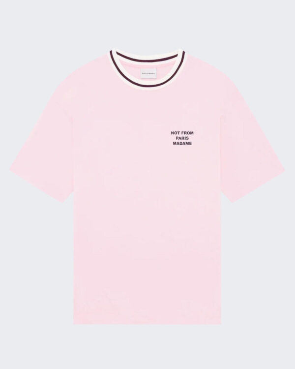 Drole De Monsieur Men’s Slogan Sport T-Shirt Pink