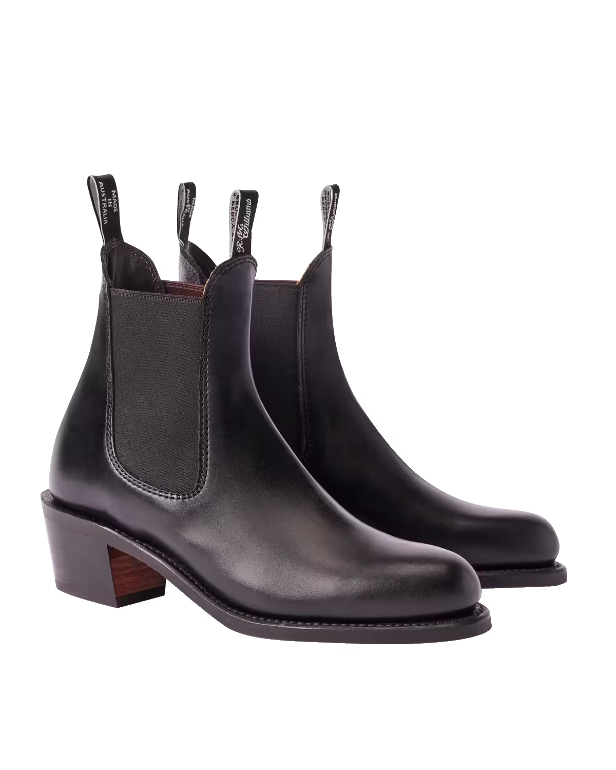Rosebery Boot — Black Pull-Up Leather