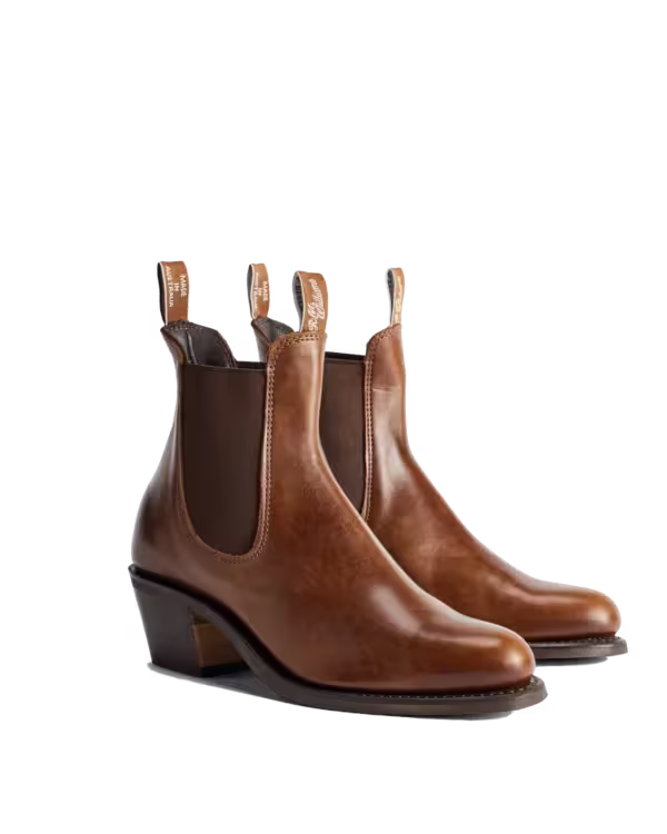 Rosebery Boot — Mid Brown Pull-Up Leather