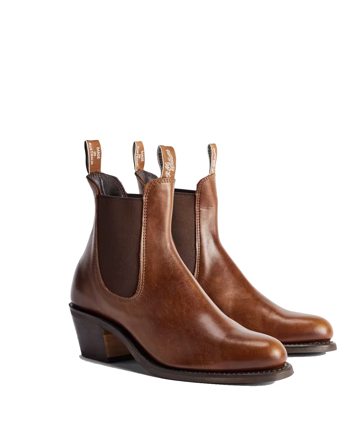 Rosebery Boot — Mid Brown Pull-Up Leather