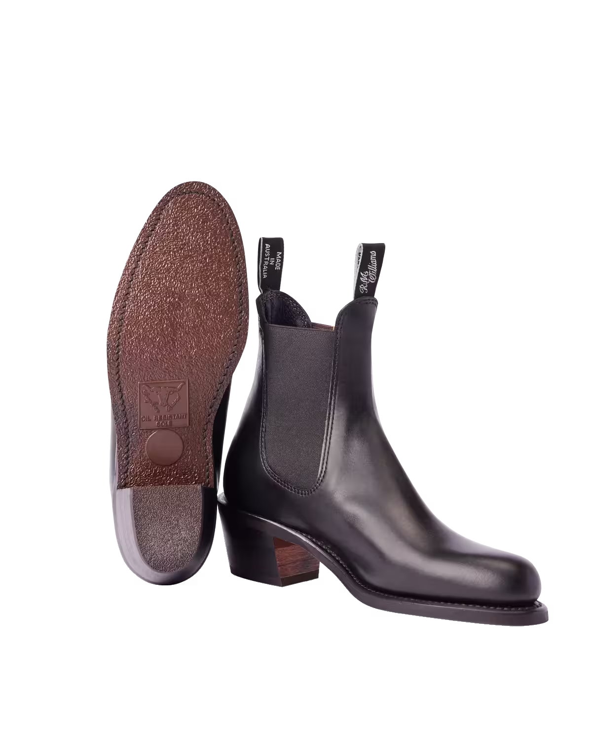 Rosebery Boot — Black Pull-Up Leather