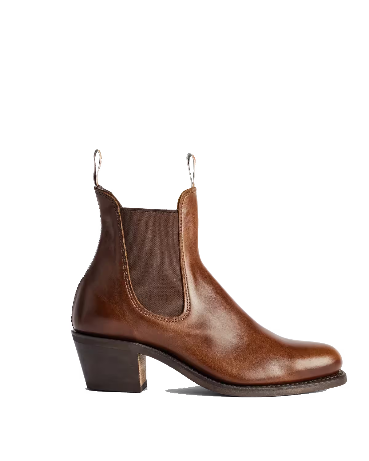 Rosebery Boot — Mid Brown Pull-Up Leather