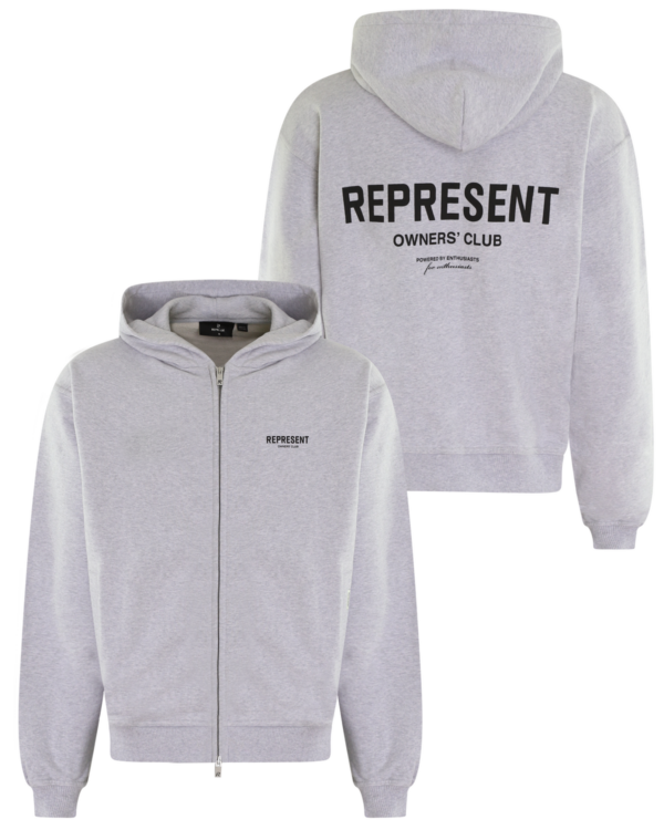 Men’s Owners Club Zip Hoodie Gray