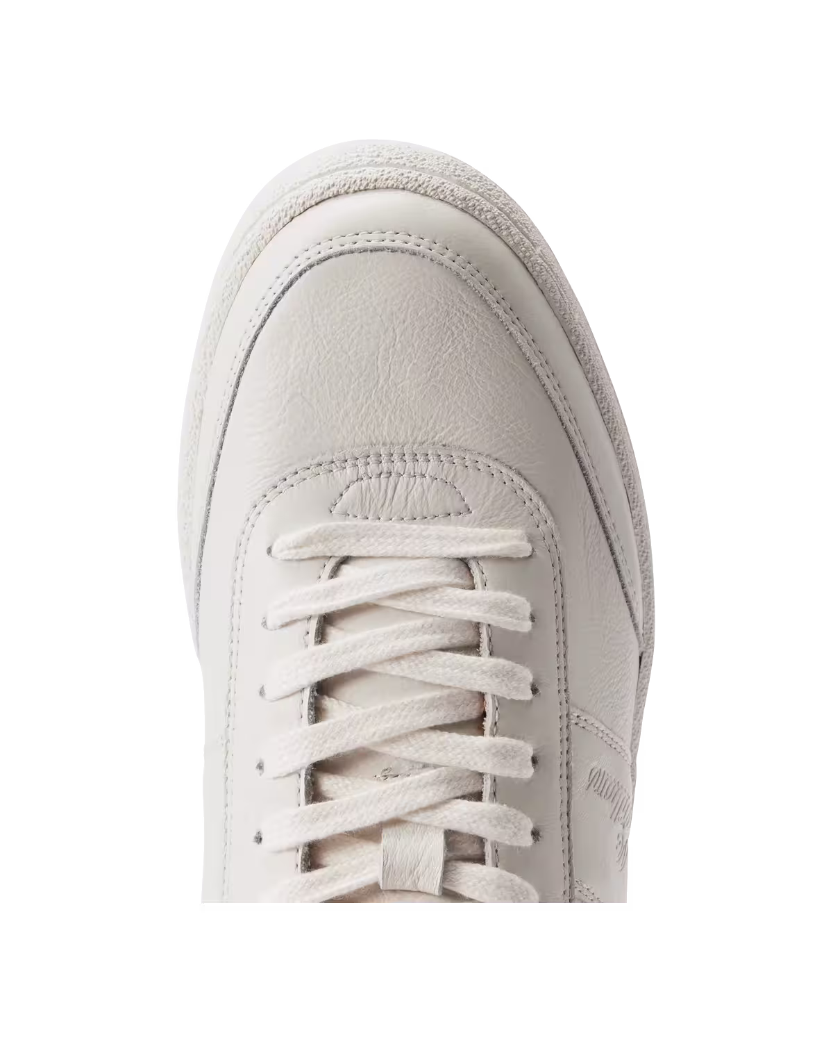 Sandbar Sneaker — White Pebbled Grain & Pull-Up Leather