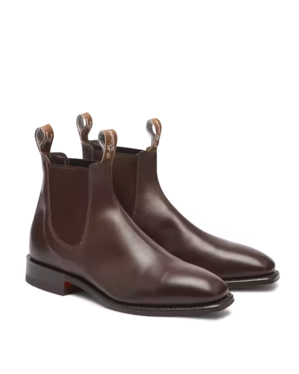 Signature Craftsman Boot — Dark Tan Veal Calf Leather