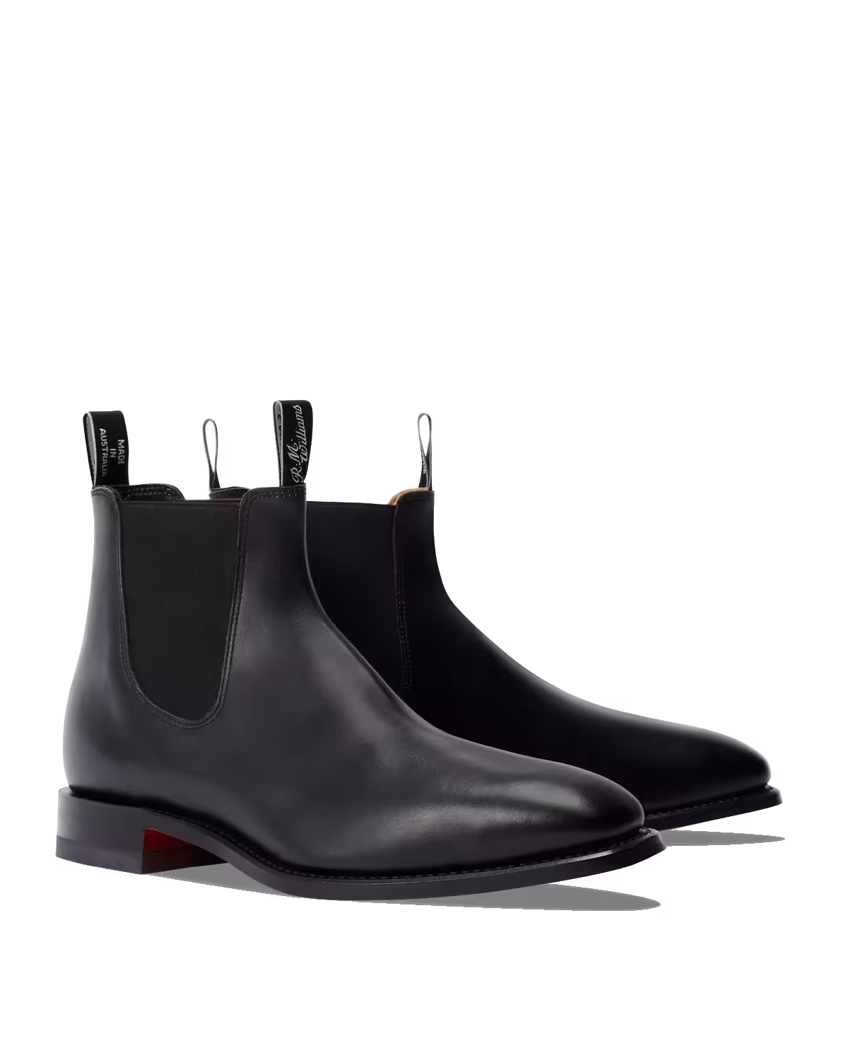 Signature Craftsman Boot — Black Veal Calf Leather