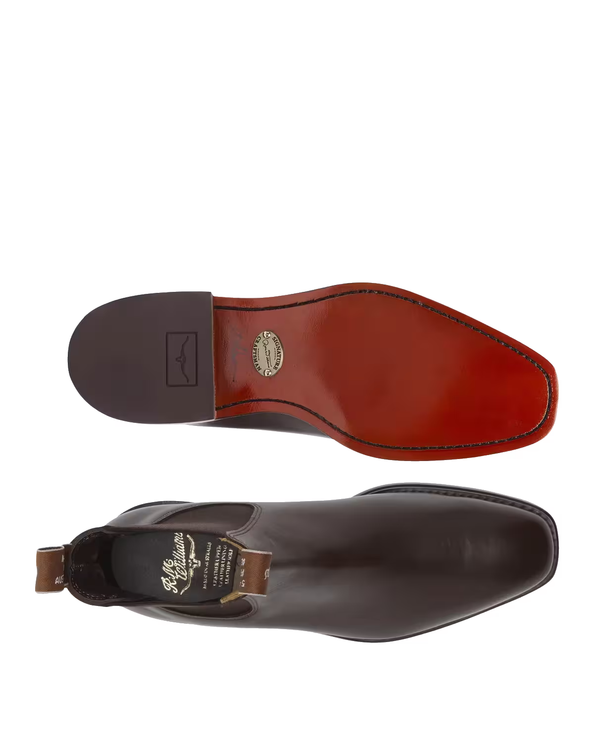 Signature Craftsman Boot — Chestnut Veal Calf Leather