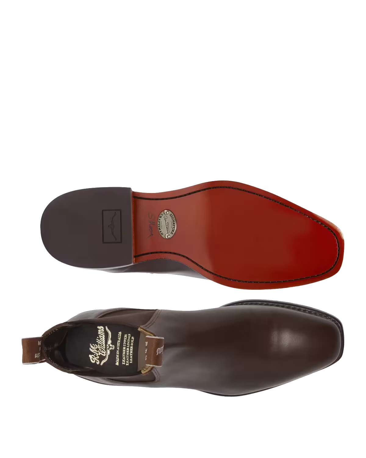 Signature Craftsman Boot — Dark Tan Veal Calf Leather