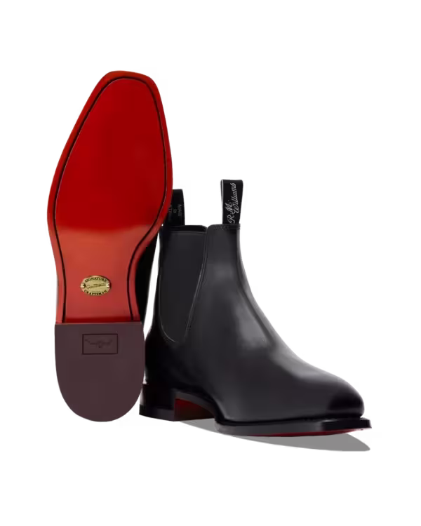 Signature Craftsman Boot — Black Veal Calf Leather