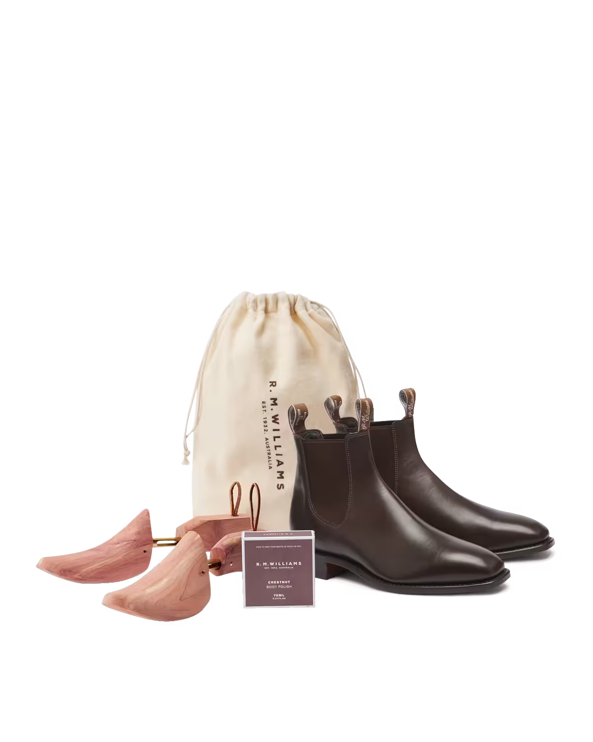 Signature Craftsman Boot — Chestnut Veal Calf Leather