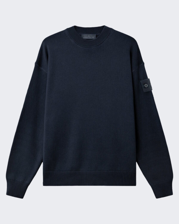 Men’s Crew Neck-Blue Blue-V0020 Blue