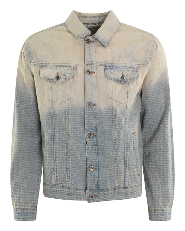 Men’s Faded Tweed Jacket Beige/Jeans
