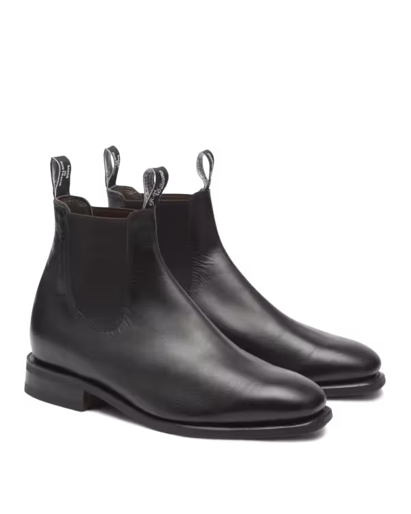 Tambo Boot — Black Yearling Leather