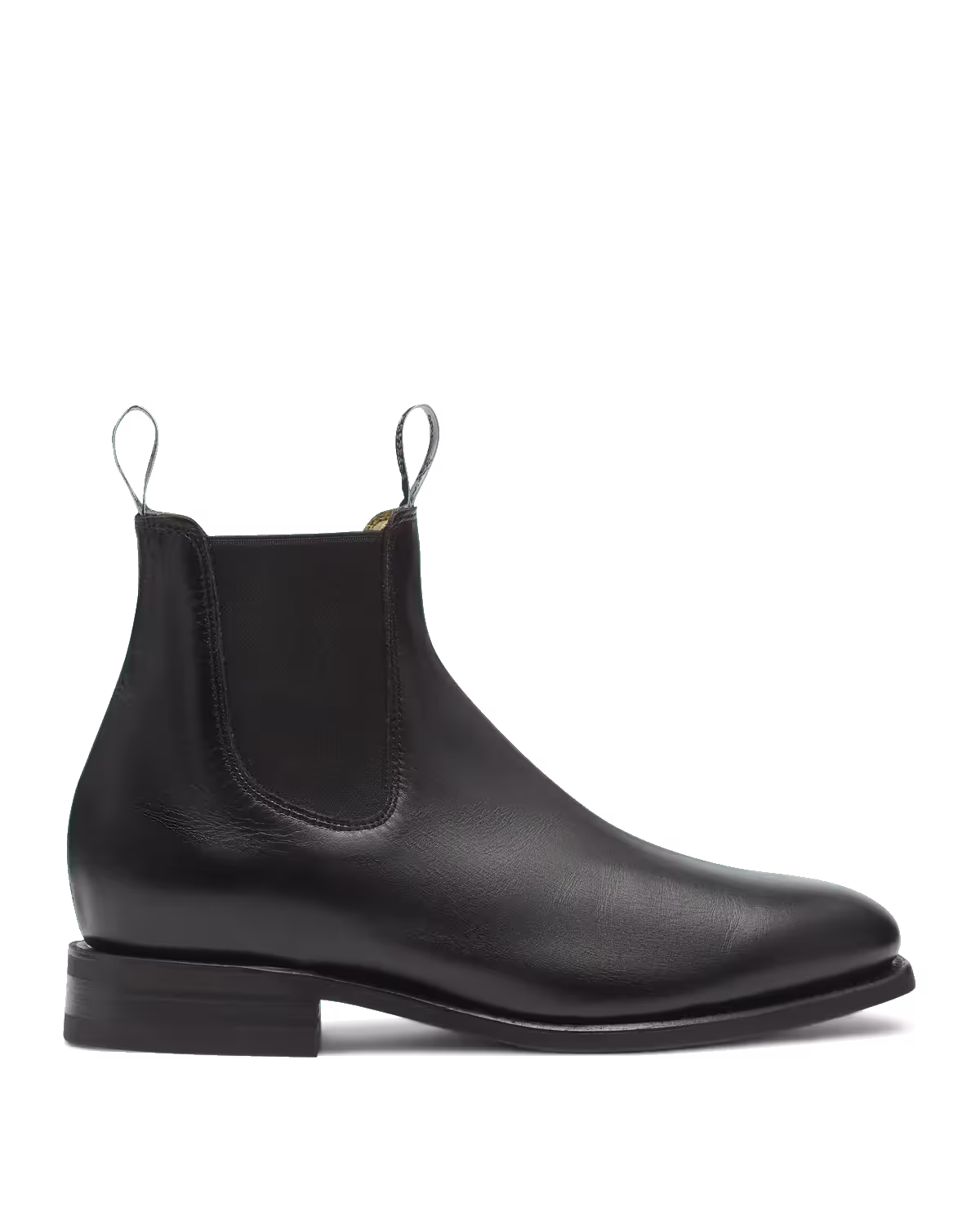 Tambo Boot — Black Yearling Leather