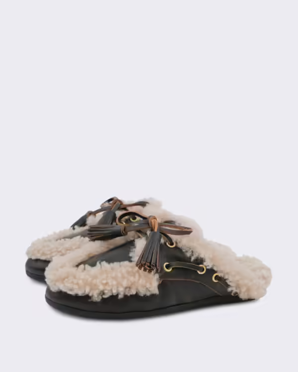 Women’s Slipper met gouden accenten Beige