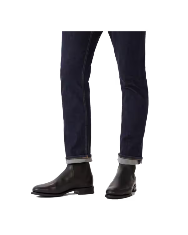 Turnout Boot — Black Yearling Leather