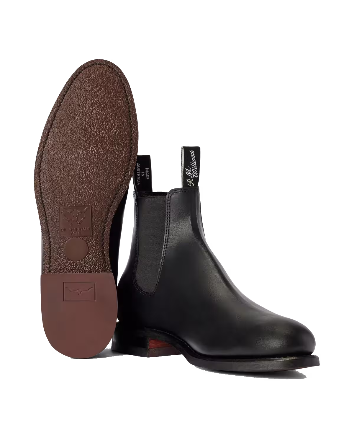 Turnout Boot — Black Yearling Leather