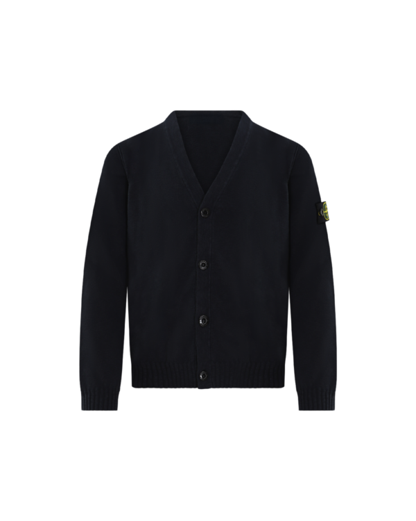 Kids Logopatch Cardigan Blue
