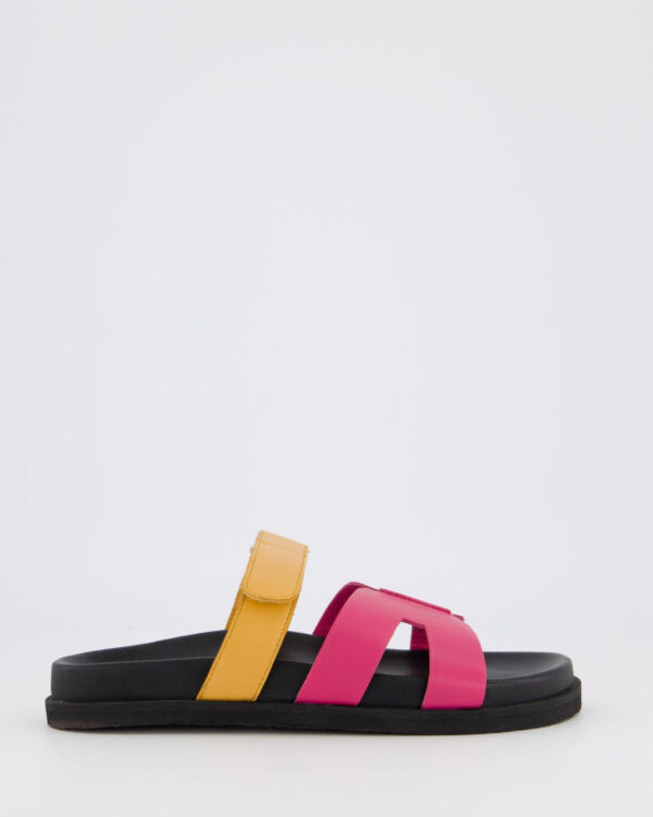 Women’s Ibiza Slipper Black/Fuxia