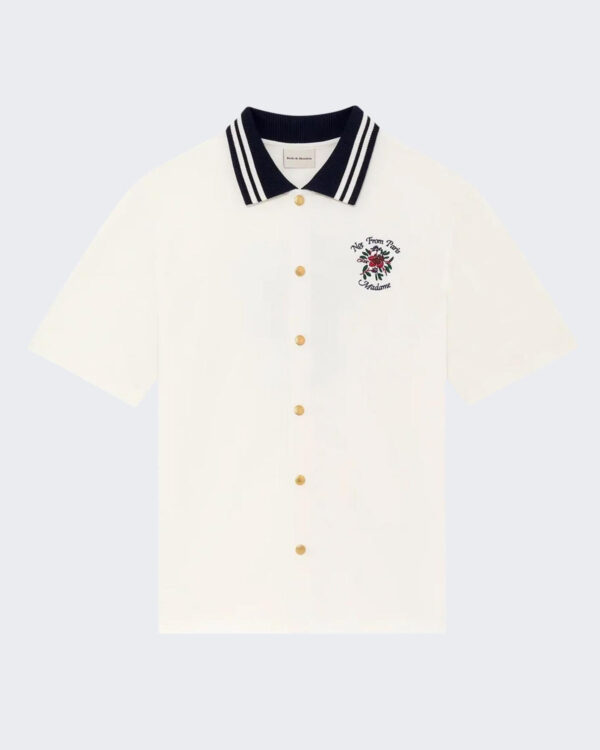Men’s Chemise Piquée Rose White