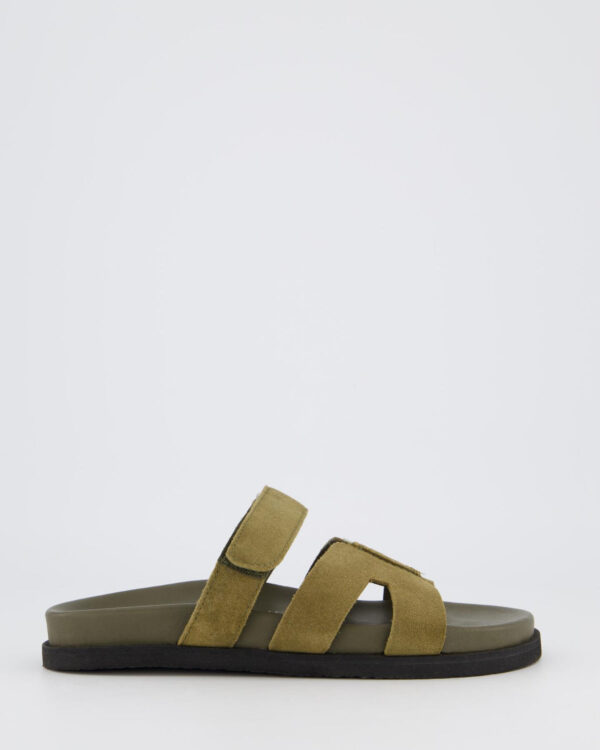 Women’s Ibiza Slipper Green Suede