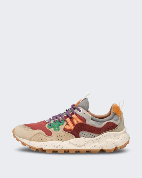 Flower Mountain Men’s Yamano 3 Sneaker Beige/Red