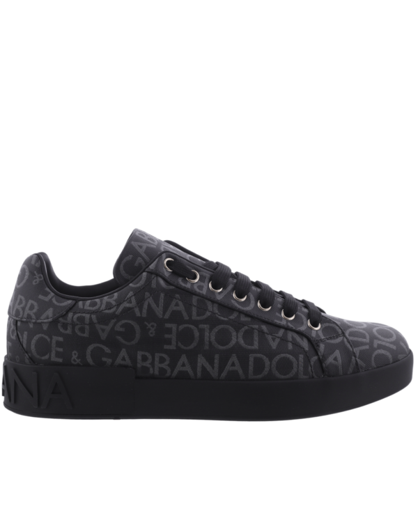 Men’s Coated Portofino Sneakers Black