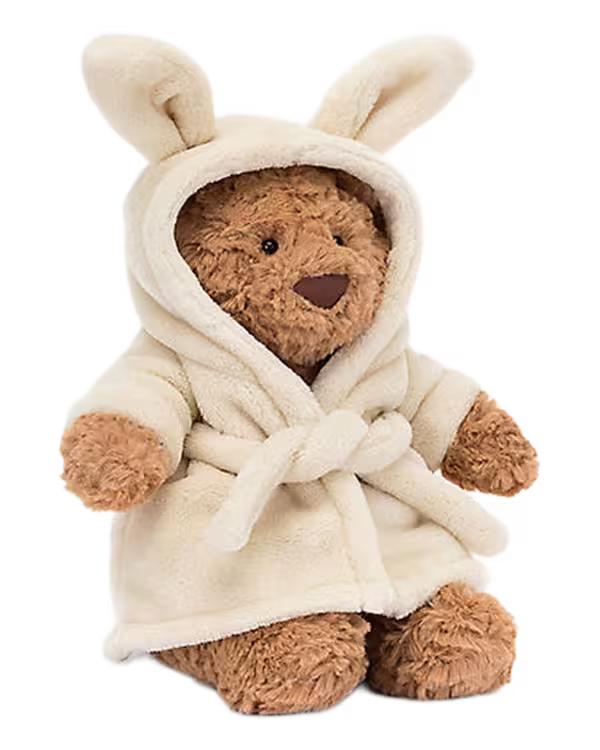Jellycat Bartholomew Bathrobe Bear soft toy 26cm - image 1