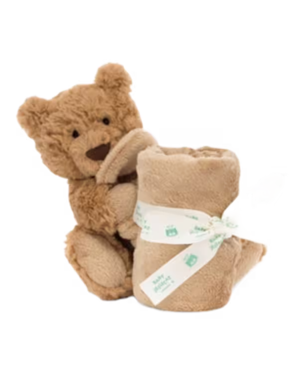 Jellycat Bartholomew Bear faux-fur soother 34cm - image 1