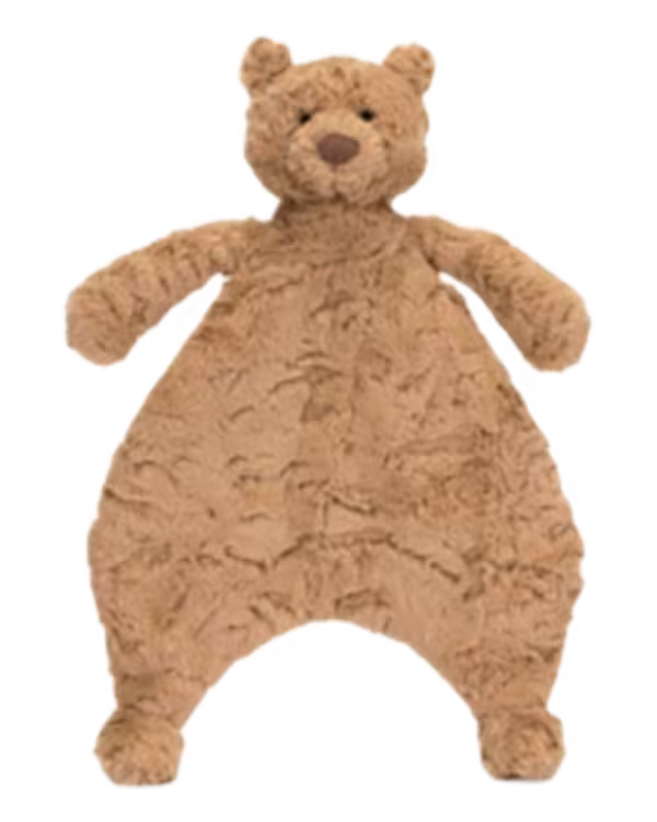 Jellycat Bartholomew Bear faux-fur comforter soft toy 27cm - image 1