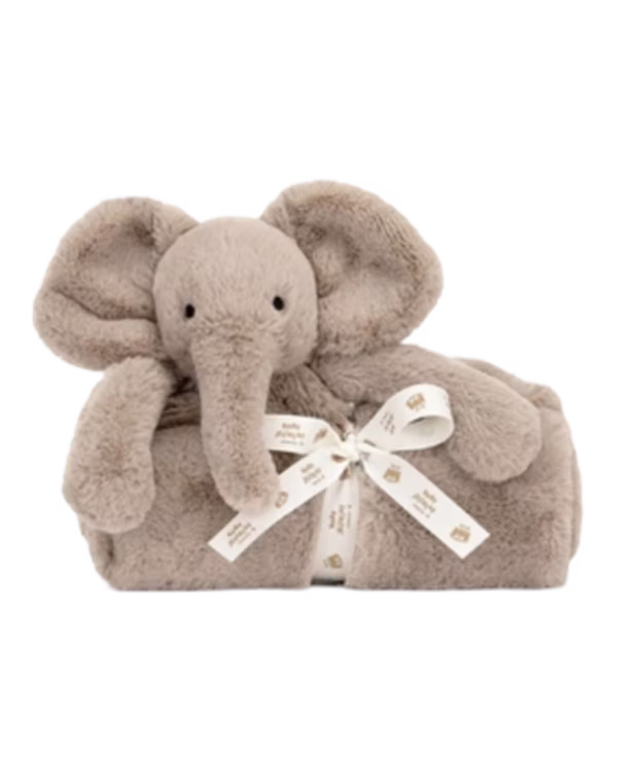 Jellycat Luxe Smudge Elephant faux-fur blanket 70cm - image 1