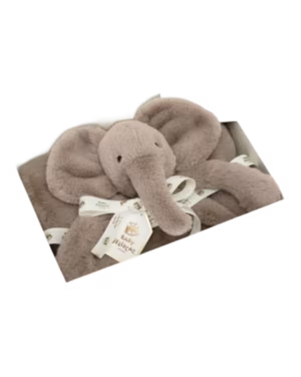 Jellycat Luxe Smudge Elephant faux-fur blanket 70cm - image 2