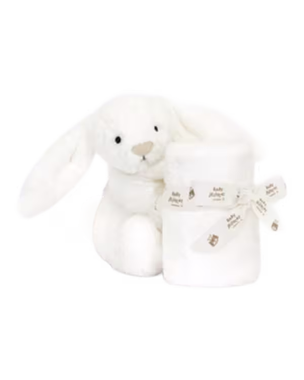 Jellycat Luxe Bashful Bunny Faux-Fur Soother 34cm - image 1