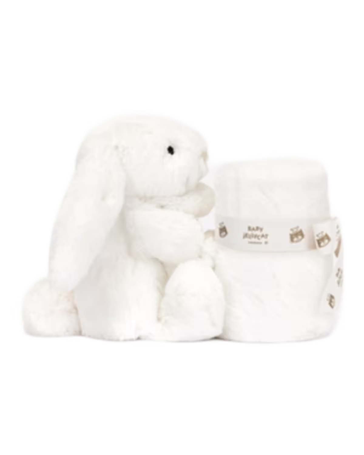 Jellycat Luxe Bashful Bunny Faux-Fur Soother 34cm - image 3