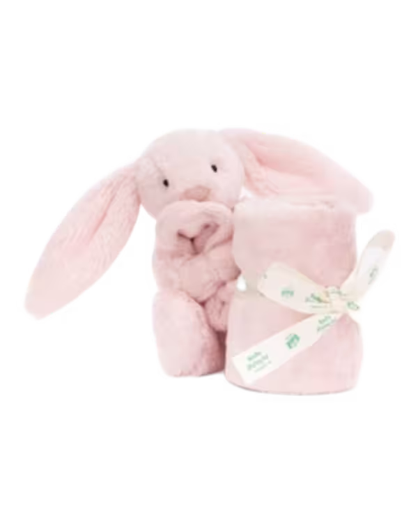 Jellycat Bashful Bunny faux-fur soother 34cm - image 1