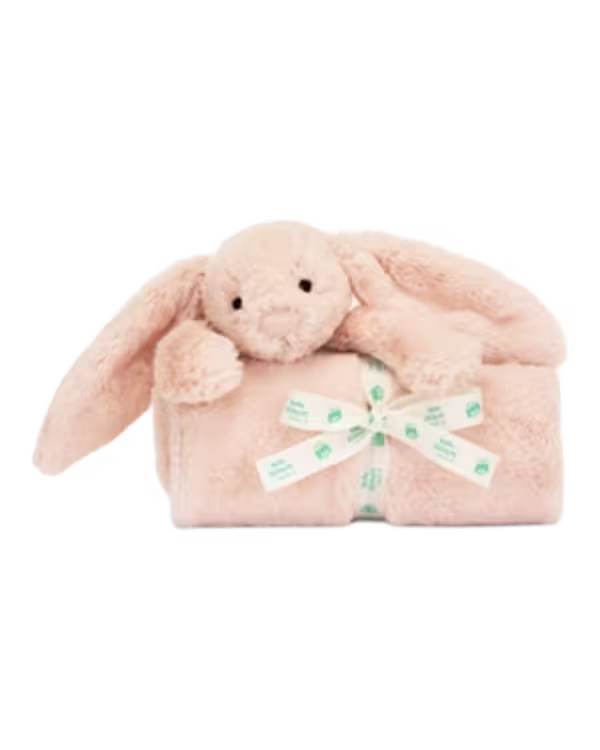 Jellycat Bashful Bunny faux-fur blanket 70cm - image 1