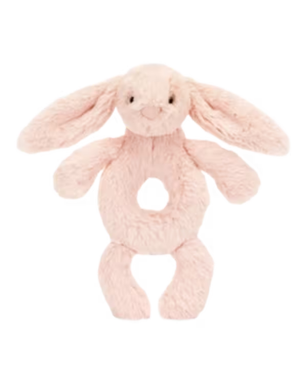 Jellycat Bashful Bunny faux-fur rattle 18cm - image 2