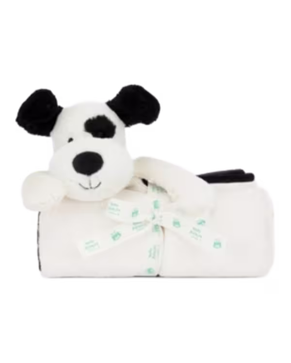 Jellycat Bashful Puppy faux-fur blanket 70cm - image 1