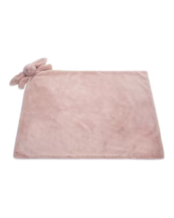 Jellycat Luxe Bashful Bunny faux-fur blanket 70cm - image 2