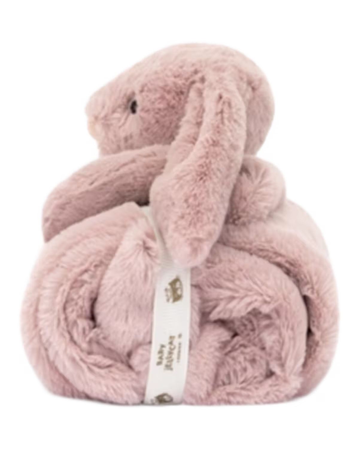 Jellycat Luxe Bashful Bunny faux-fur blanket 70cm - image 3
