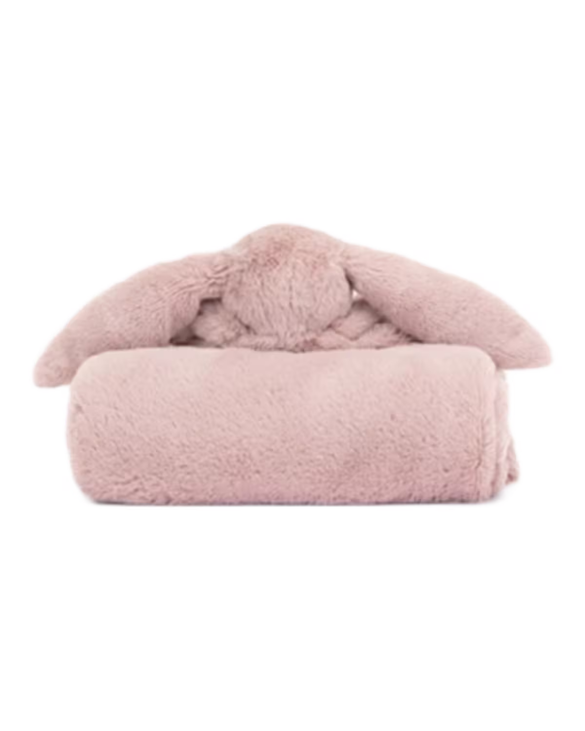Jellycat Luxe Bashful Bunny faux-fur blanket 70cm - image 4