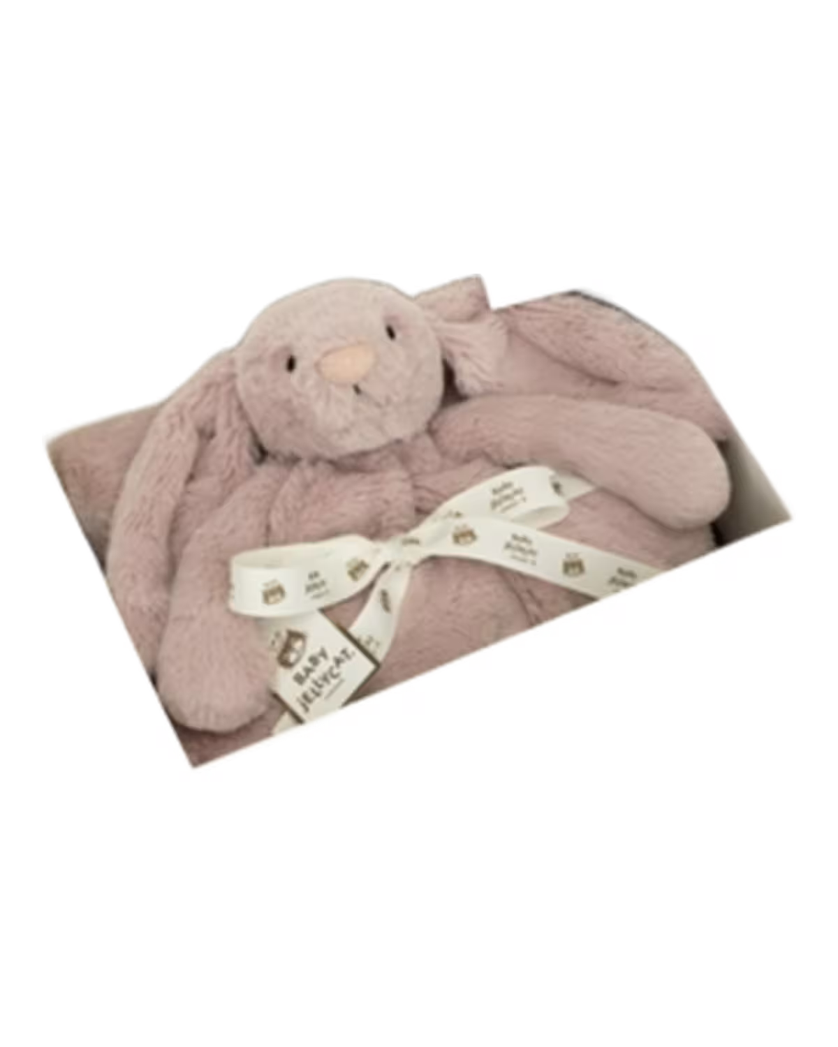 Jellycat Luxe Bashful Bunny faux-fur blanket 70cm - image 6