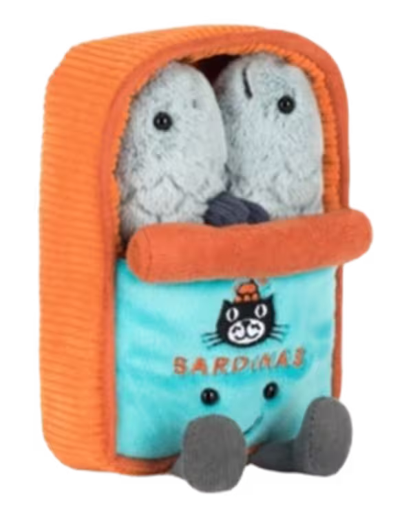 Jellycat Amuseables Sardine Tin Soft Toy 17cm - image 1
