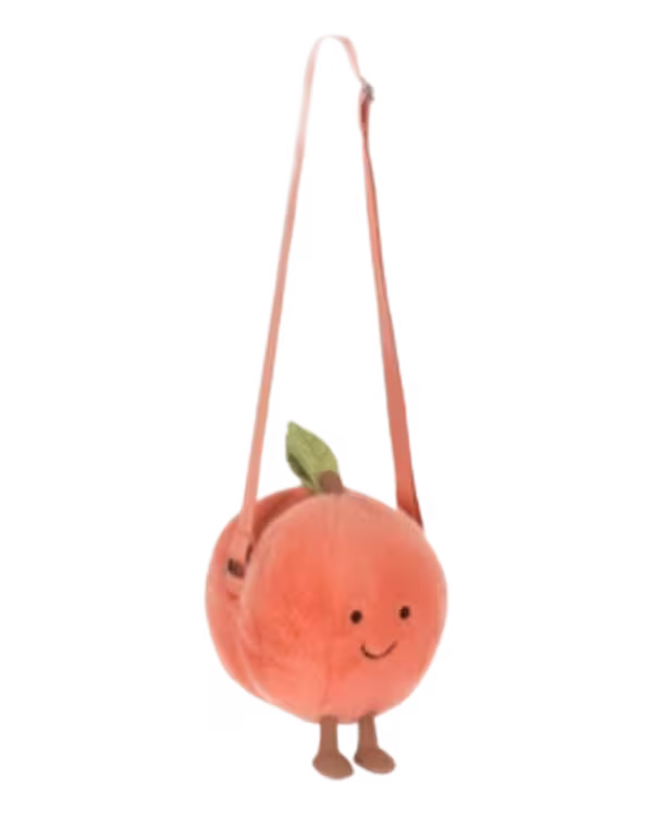 Jellycat Amuseables Peach Soft Shoulder Bag 18cm - image 2